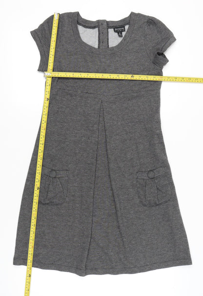 En Focus Studio Women’s Grey A-Line Knee Length Dress Size 8