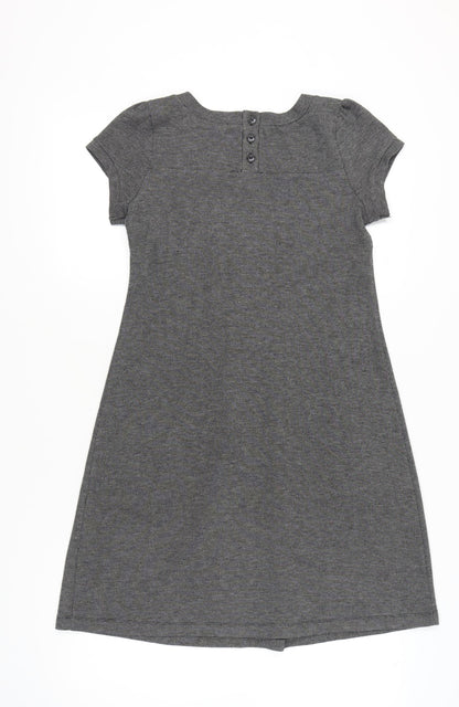 En Focus Studio Women’s Grey A-Line Knee Length Dress Size 8