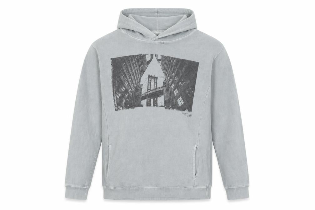 Mens UK Size S Cotton On Grey Pullover Hoodie