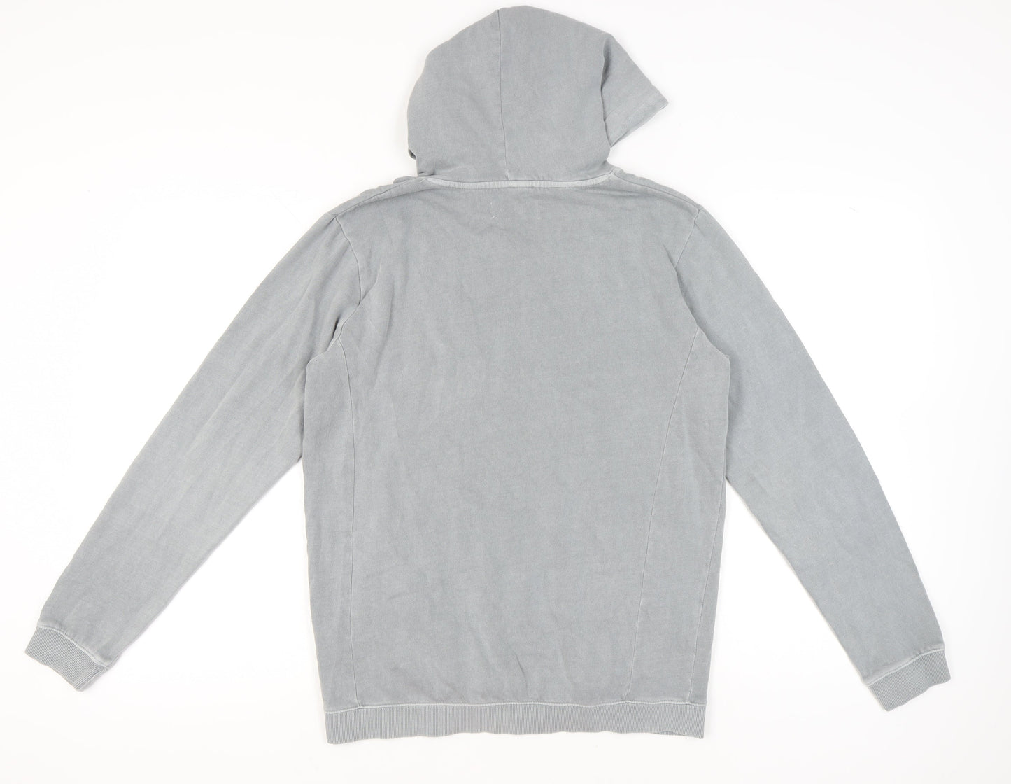 Mens UK Size S Cotton On Grey Pullover Hoodie