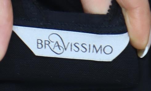 Bravissimo Womens Black Size 12 Chemise Lace Nightwear V-Neck