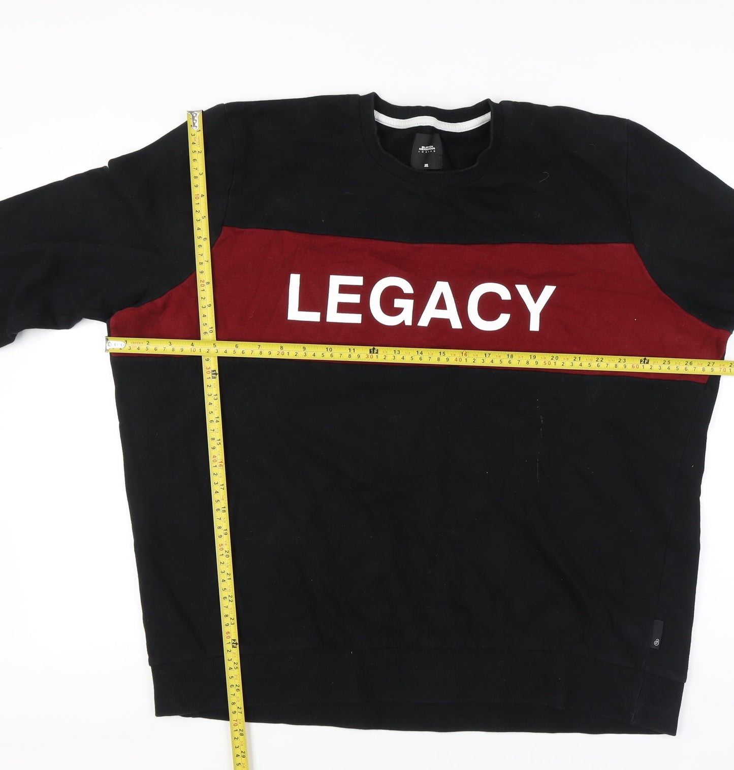 Browns London Mens Black 2XL Sweatshirt Legacy Graphic Pullover