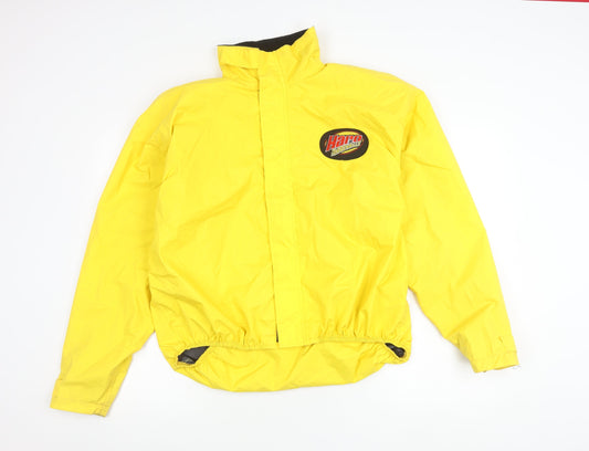 Mens UK Size L Isla 2000 Yellow Windbreaker Coat