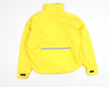 Mens UK Size L Isla 2000 Yellow Windbreaker Coat