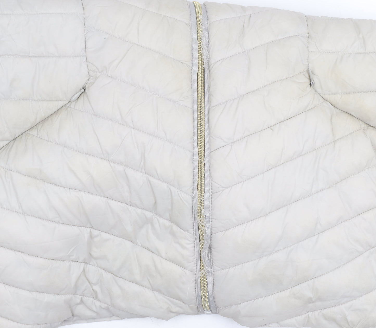 Next Womens Multicoloured Puffer Jacket Size 18 Hooded Quilted Winter Coat