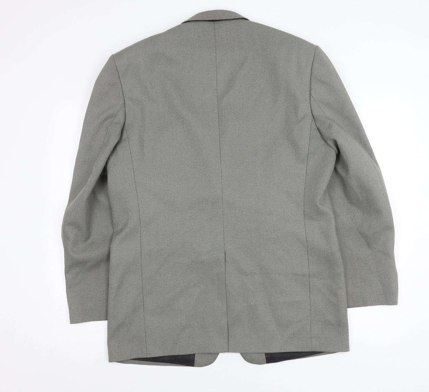 Simon Taylor Men's Grey Blazer Jacket 40 Chest Wool Blend Formal