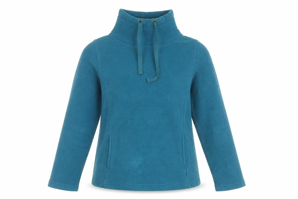 Womens UK Size 10 Cotton Traders Blue Pullover Sweatshirt