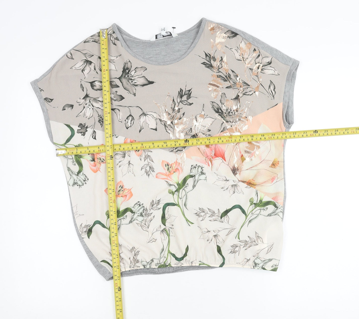 Womens UK Size 12 Debenhams Multicoloured Camisole T-Shirt