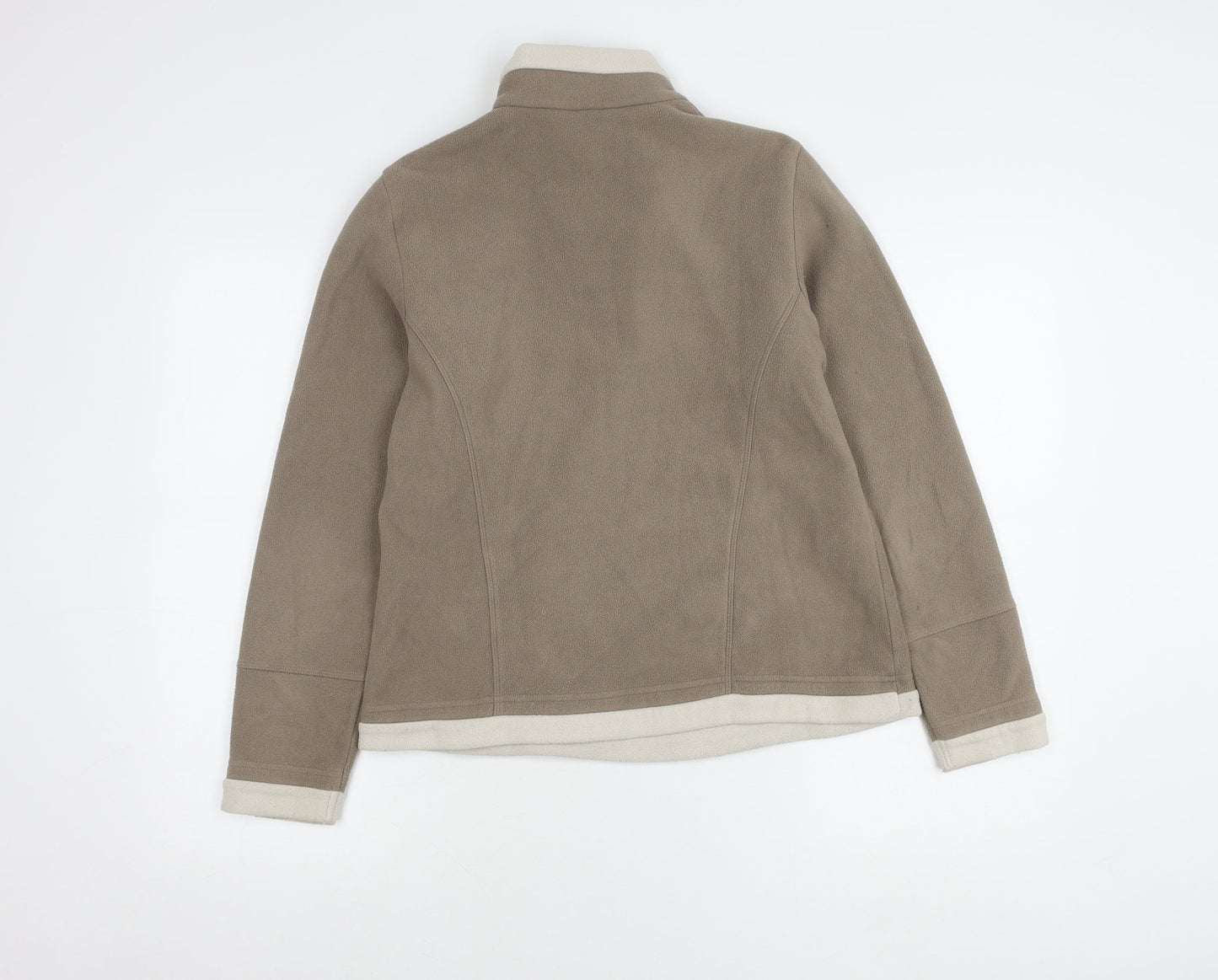 Womens UK Size 12 Marks and Spencer Brown Henley Sweatshirt