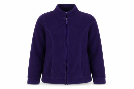 Bonmarché Women’s Purple Full Zip Fleece Jacket S Regular Fit