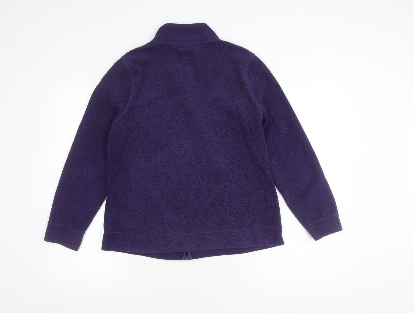 Bm Women’s Purple Full Zip Fleece Jacket S Regular Fit