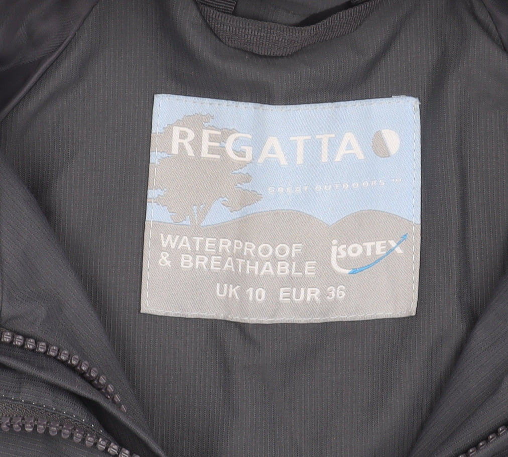 Womens UK Size 10 Regatta Grey Rain Coat