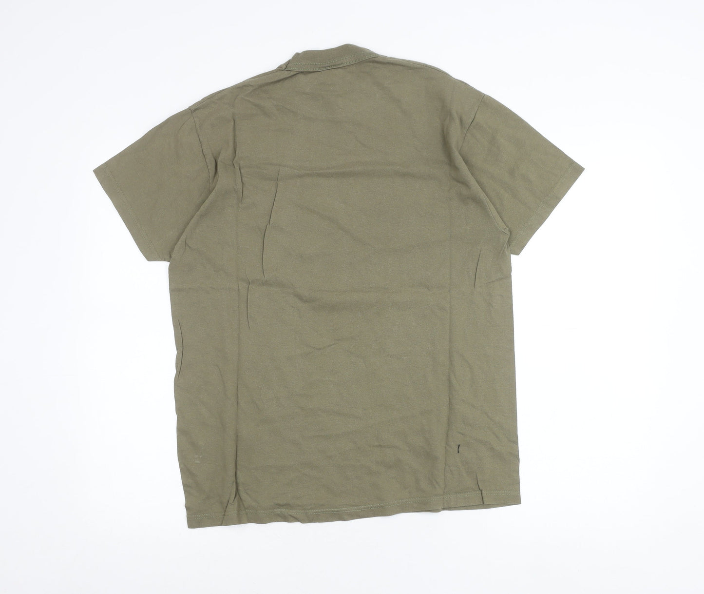 Hayward Gallery Men’s Green Cotton Graphic Art T-Shirt M Vintage