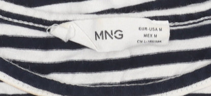Womens UK Size M MNG Multicoloured Basic T-Shirt