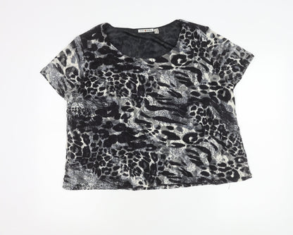 Womens UK Size XL Punt Roma Multicoloured Basic T-Shirt