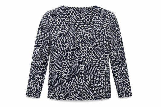 Womens UK Size M Viyella Blue Tunic Blouse