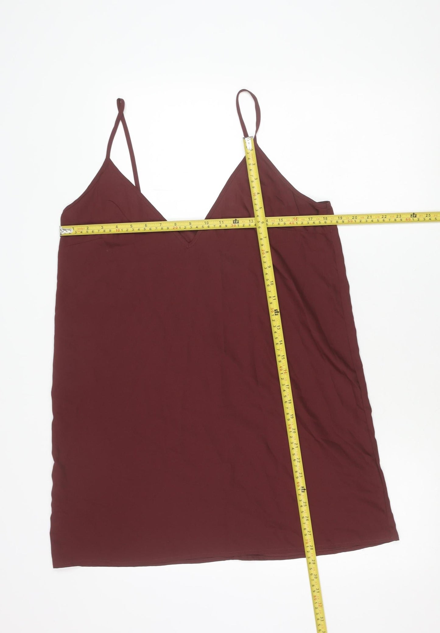 Womens UK Size 14 Topshop Red Camisole Tank