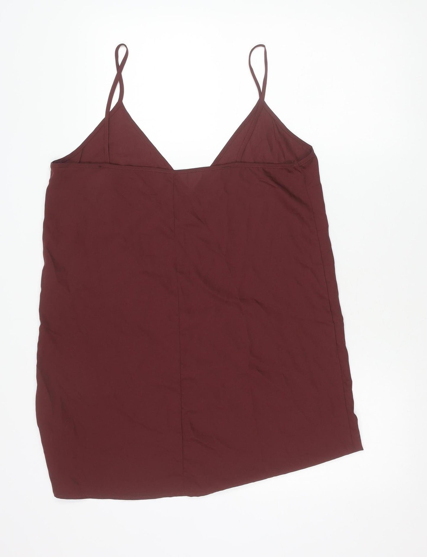 Womens UK Size 14 Topshop Red Camisole Tank