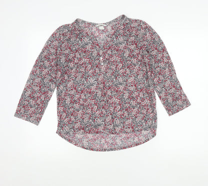 Womens UK Size S H&M Multicoloured Tunic Blouse