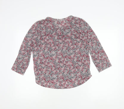 Womens UK Size S H&M Multicoloured Tunic Blouse