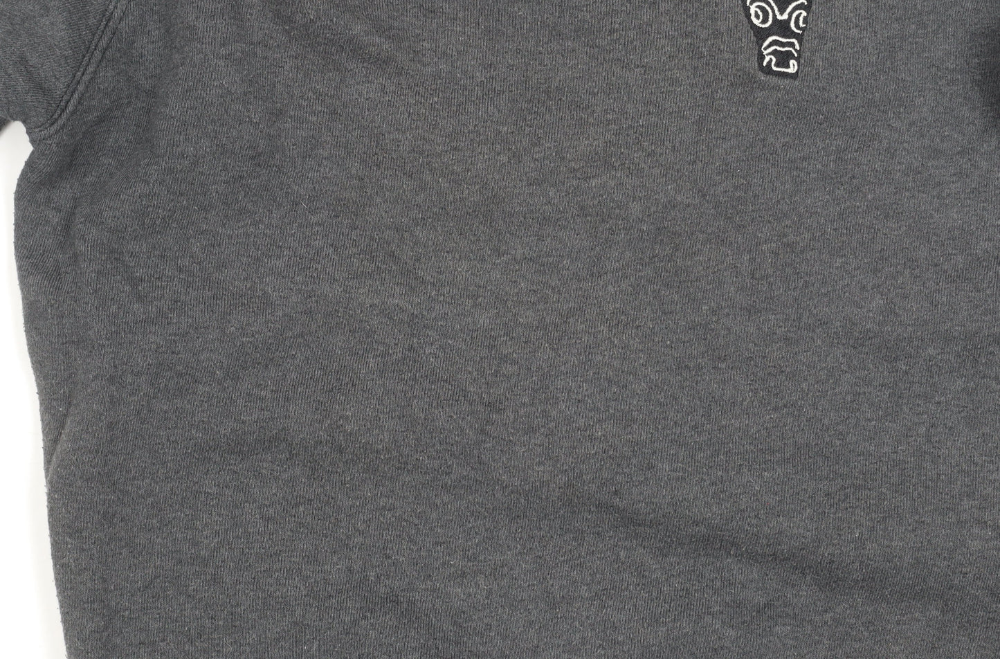 USHI Boys Grey Crew Neck Sweatshirt 10 Years Pullover Fleece Casual