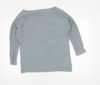 Womens UK Size S Jigsaw Grey Pullover Jumper