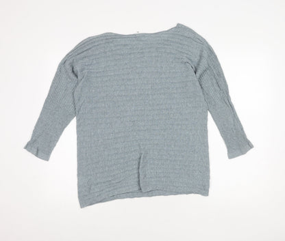 Womens UK Size S Jigsaw Grey Pullover Jumper