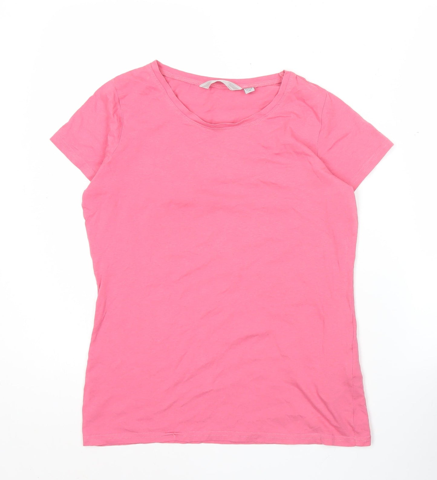 Womens UK Size 12 Regatta Pink Basic T-Shirt
