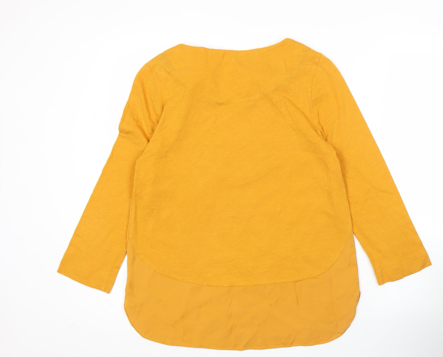 Womens UK Size 10 White Stuff Yellow Tunic Blouse
