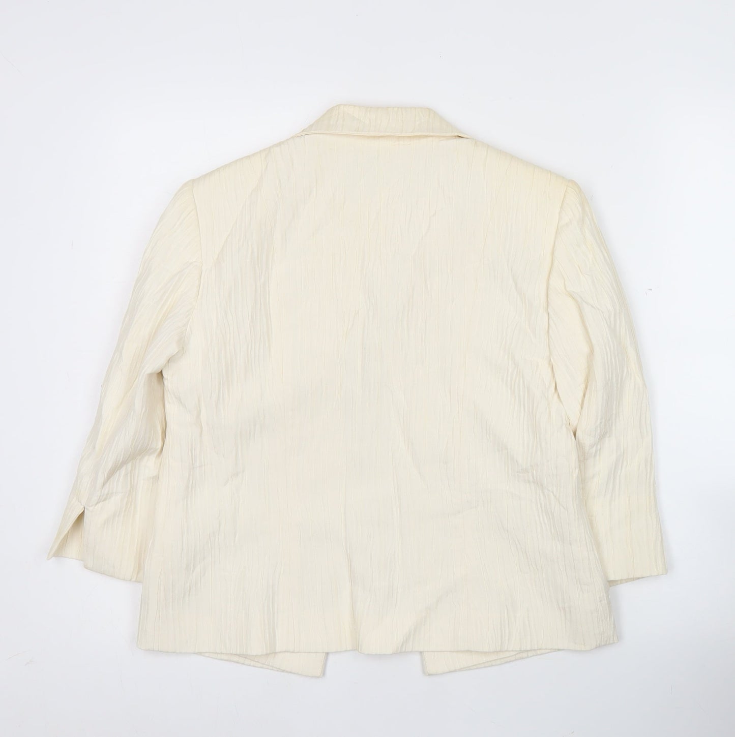 Minuet Women’s Ivory Size 8 Single-Breasted Blazer Jacket
