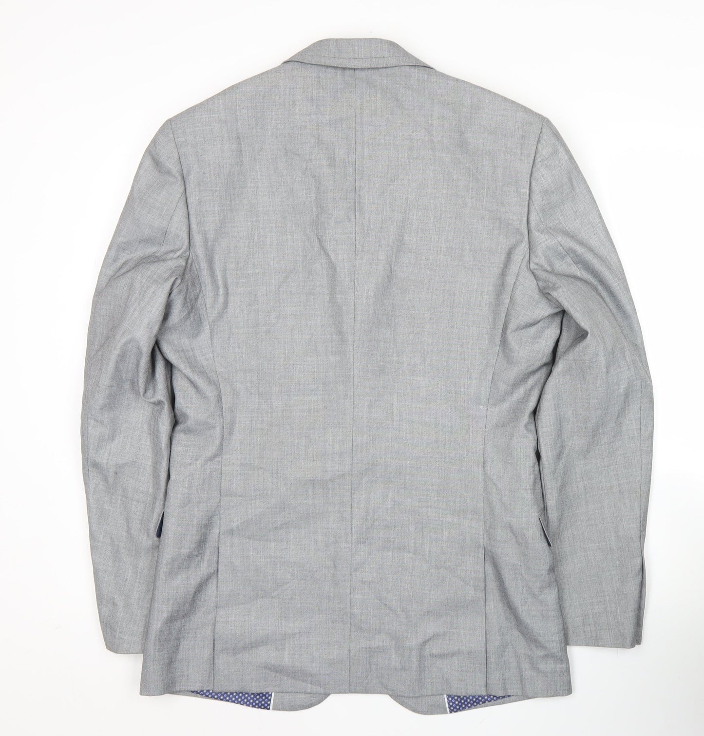 House of Cavani Men's Grey 36R Blazer Jacket Formal Smart