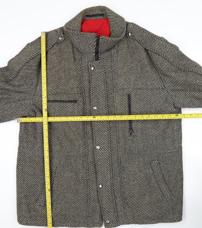 Mens UK Size 46 Pecker Court Grey Overcoat