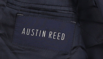 Austin Reed Men’s Blue 44L 2 Piece Suit Jacket Wool Blend