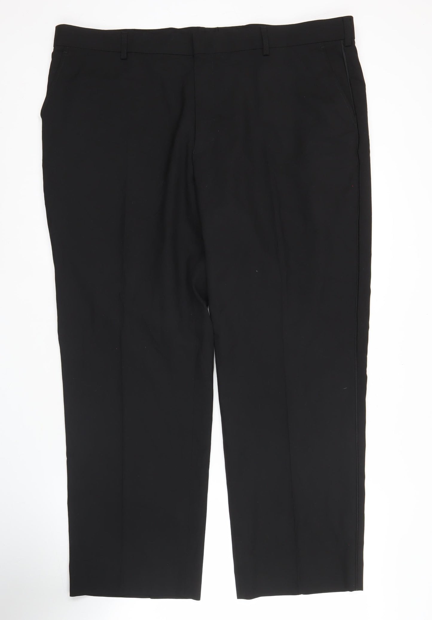 Marks and Spencer Men's Black 42in Waist 29in Leg Formal Dress Trousers