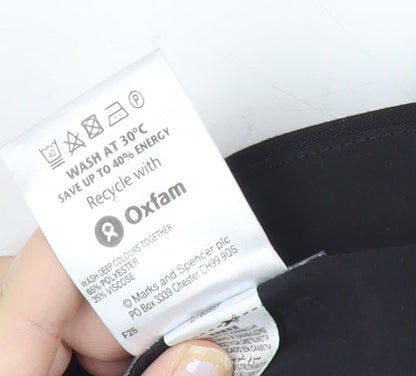 Marks and Spencer Men's Black 42in Waist 29in Leg Formal Dress Trousers