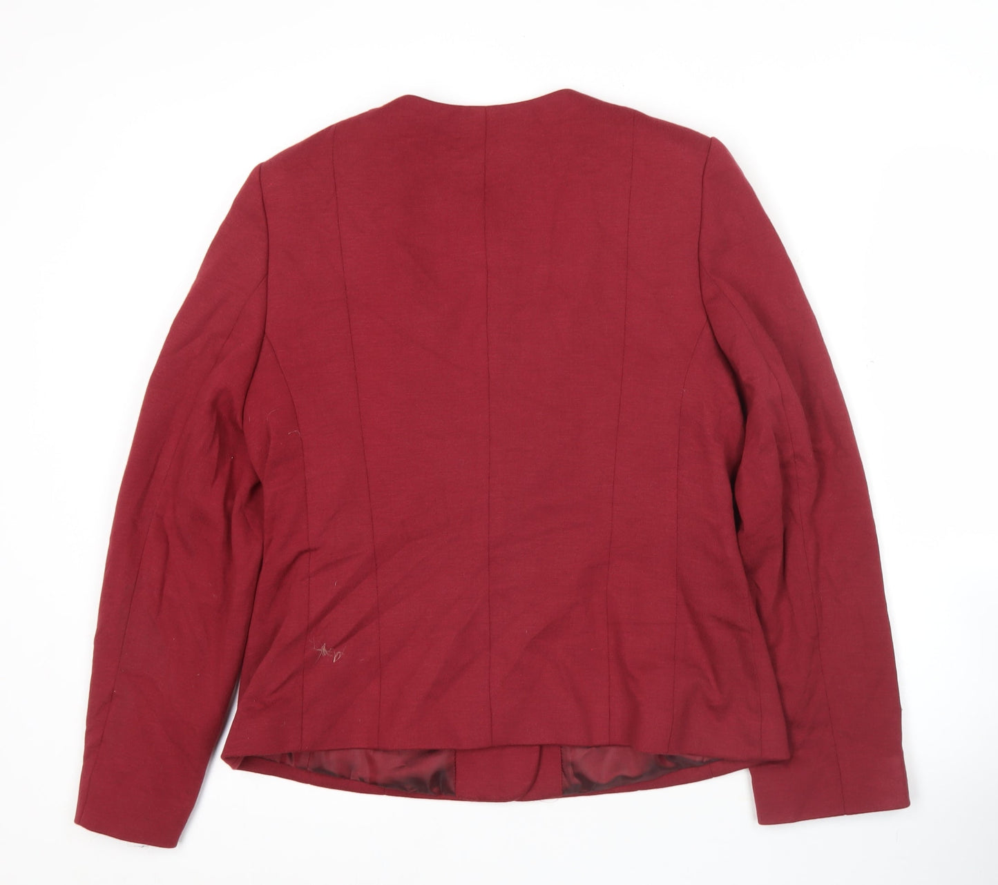 Artigiano Women’s Red Blazer Jacket Size 12 Formal Business Wear