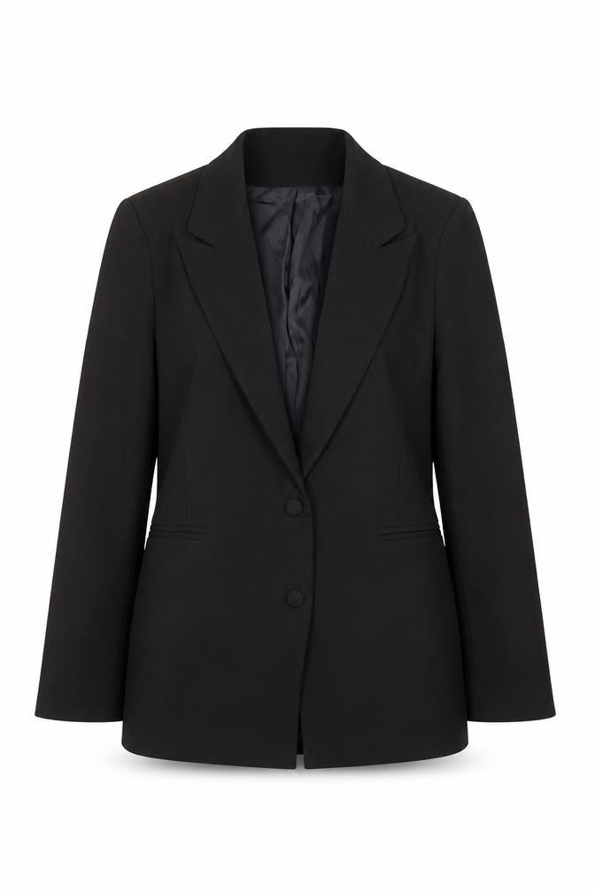 Womens UK Size 12 Boohoo Regular Black Blazer