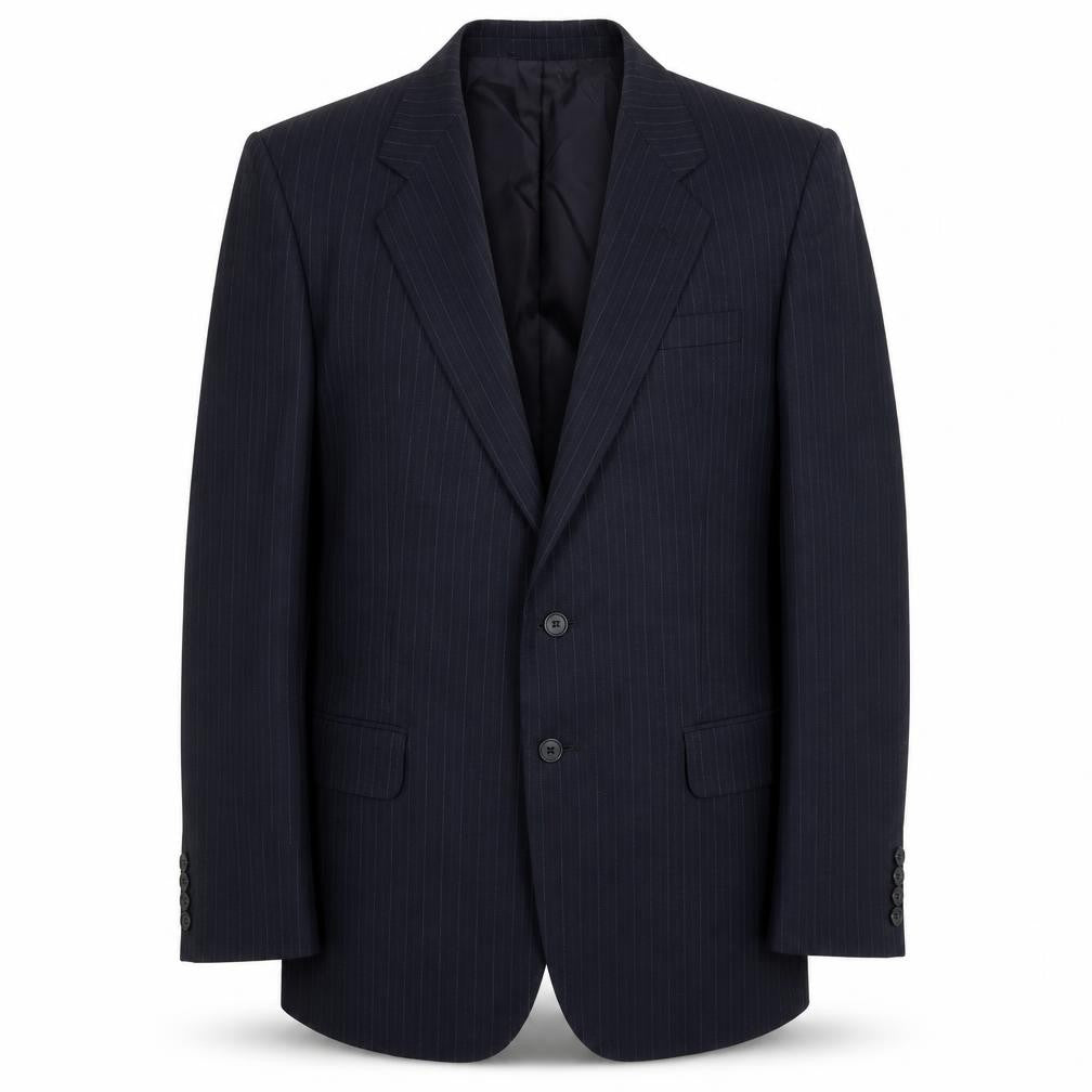 Marks and Spencer St Michael Men’s Navy Pinstripe Wool Jacket 40L
