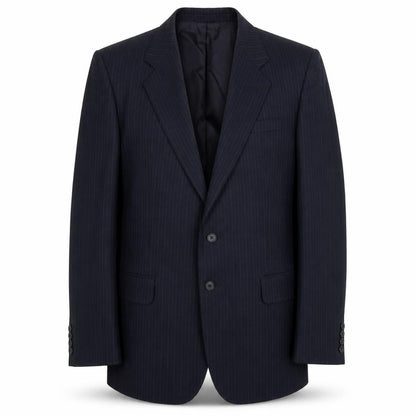 Marks and Spencer St Michael Men’s Navy Pinstripe Wool Jacket 40L
