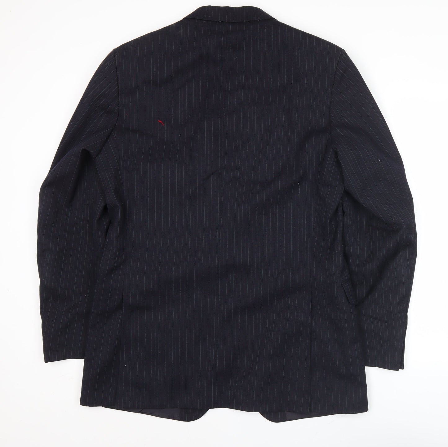 Marks and Spencer St Michael Men’s Navy Pinstripe Wool Jacket 40L