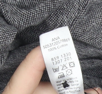 Boston Crew Men’s Grey Cotton Polo Shirt Size M Short Sleeve Casual