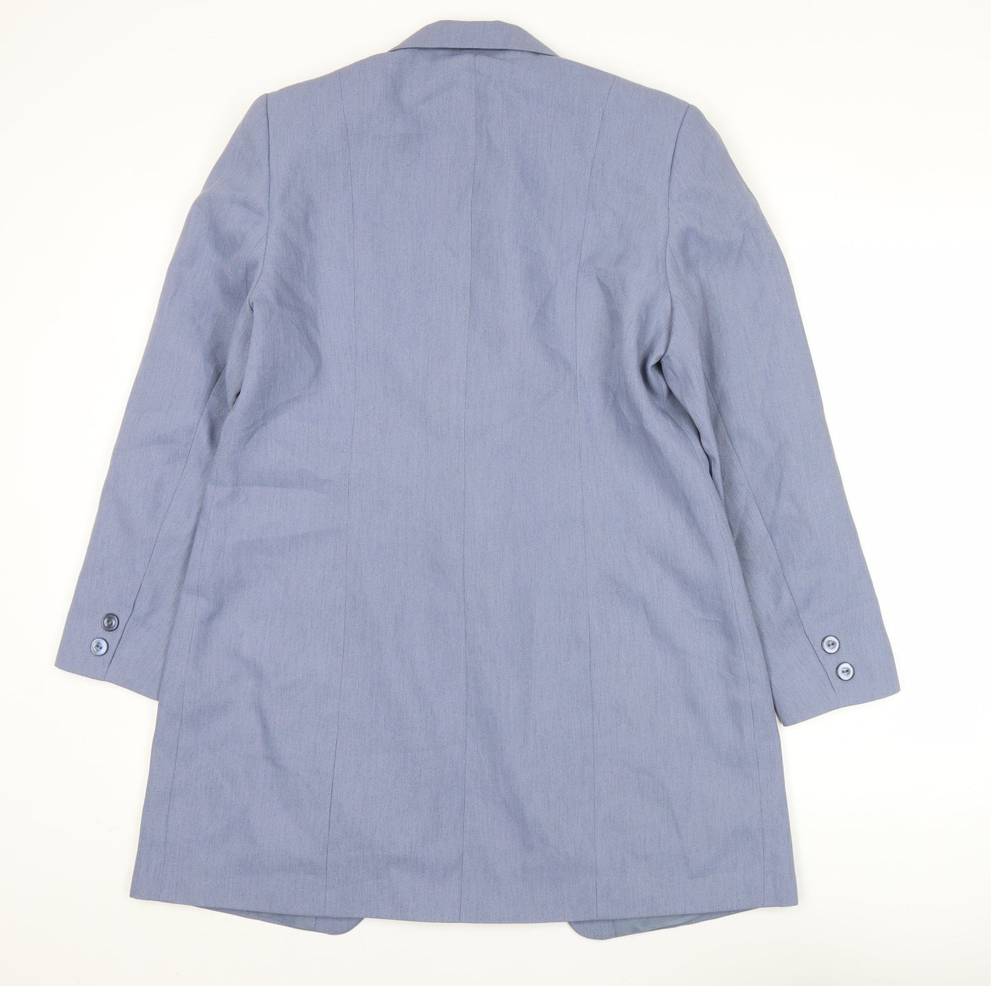 Mackays Women’s Blue Size 14 Longline Blazer Coat Jacket
