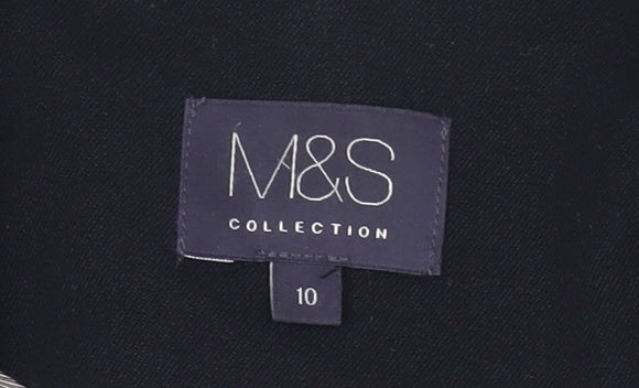 Marks and Spencer Women Black Size 10 Blazer Jacket Workwear