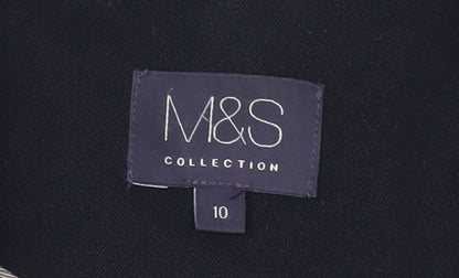 Marks and Spencer Women Black Size 10 Blazer Jacket Workwear