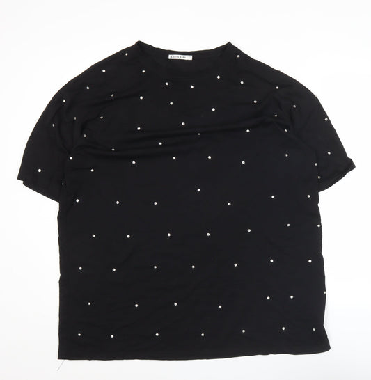 Womens UK Size M Cherry Koko Black Basic T-Shirt