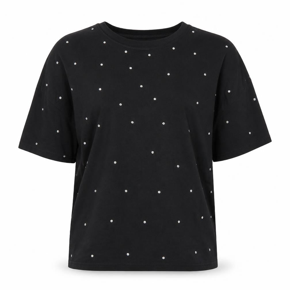 Womens UK Size M Cherry Koko Black Basic T-Shirt