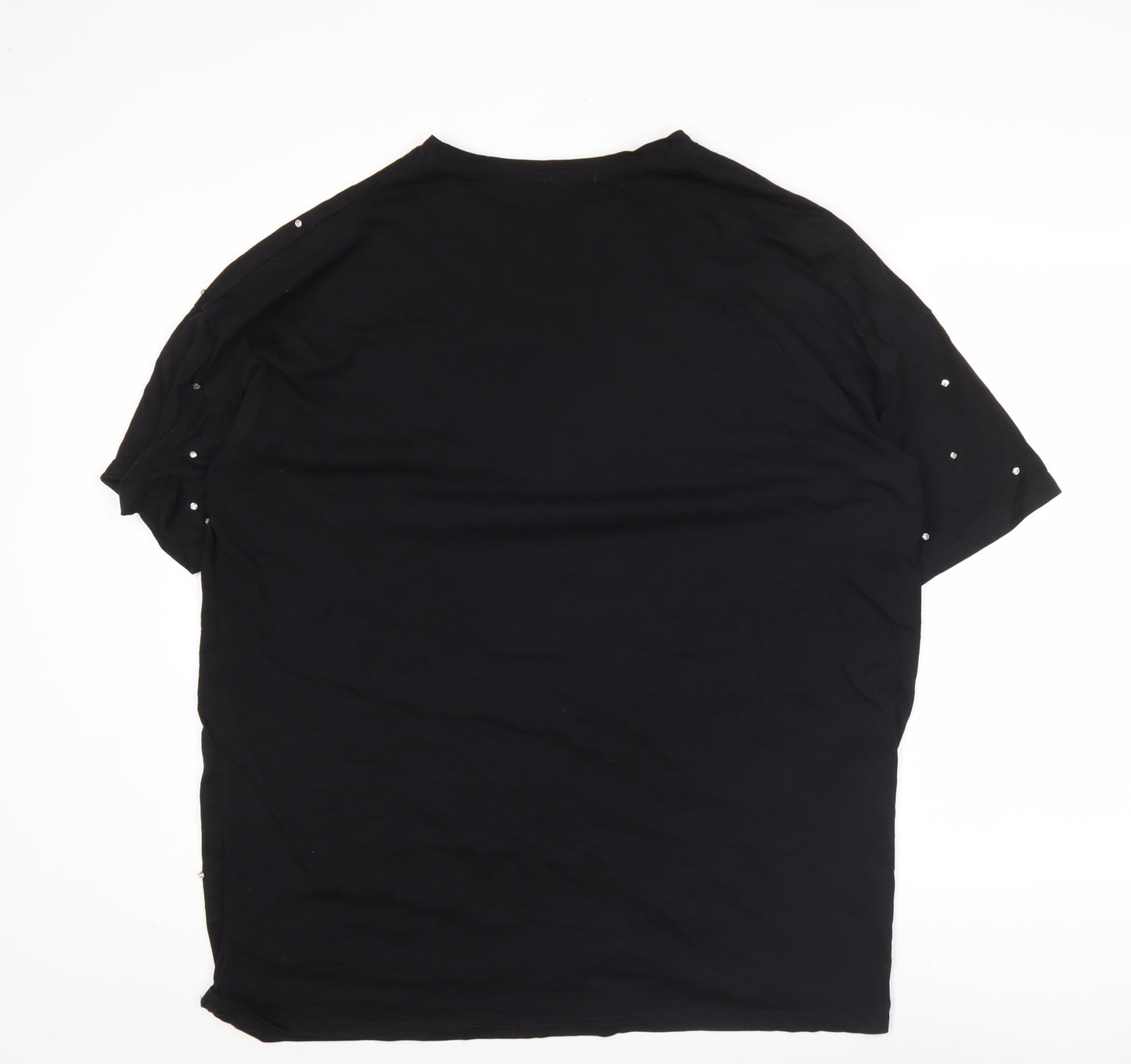 Womens UK Size M Cherry Koko Black Basic T-Shirt