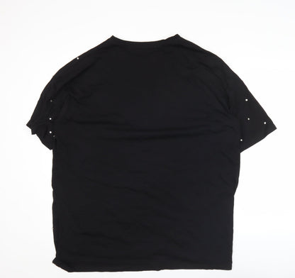 Womens UK Size M Cherry Koko Black Basic T-Shirt