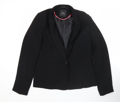 Next Women’s Black Blazer UK 10 Tailored Single Breasted
