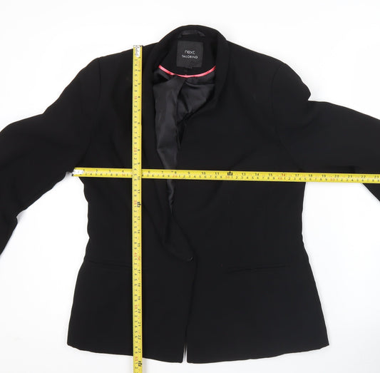 Next Women’s Black Blazer UK 10 Tailored Single Breasted
